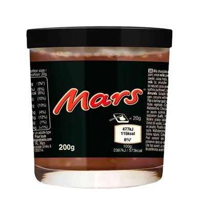 Паста MARS шоколадная 200г
