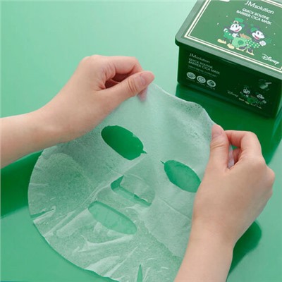 JMsolution Маска тканевая успокаивающая с центеллой – Disney collection barrier cica mask, 30мл