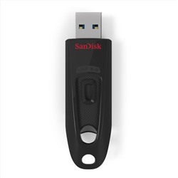 Флэш накопитель USB 128 Гб SanDisk Cruzer Ultra 3.0 (black)