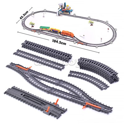 Железная дорога "Локомотив с вагонами" в коробке