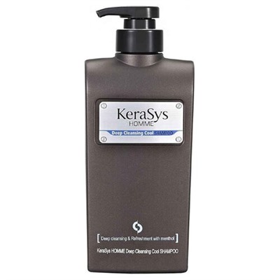 KeraSys Шампунь для волос мужской «освежающий» - Homme deep cleansing cool, 550мл