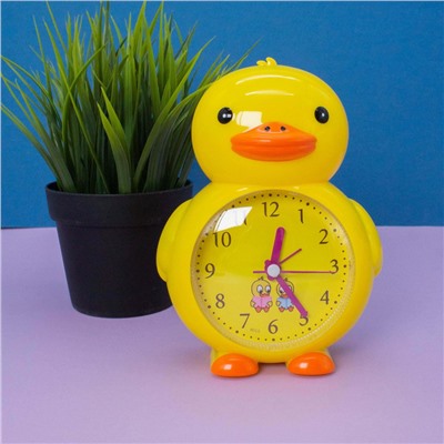Часы-будильник «Duck king», yellow