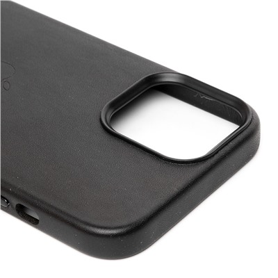 Чехол-накладка ORG SM002 экокожа SafeMag для "Apple iPhone 12 Pro Max" (black)