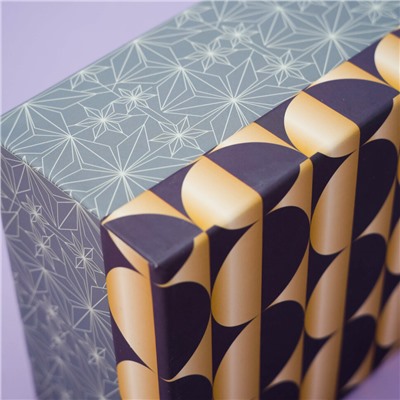 Набор подарочных коробок 3 в 1 «Patterns 1», 23*16*9.5-21*14*8.5-18*12*7