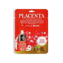 Ekel Маска для лица тканевая с плацентой - Essence mask placenta, 25г