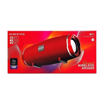 Портативная акустика Borofone BR3 Rich sound sports (red)