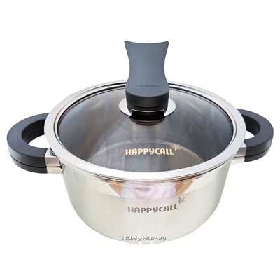 Кастрюля 3-PLY Stainless Steel HappyCall 3003-0044 20 см/3 л, Корея Акция