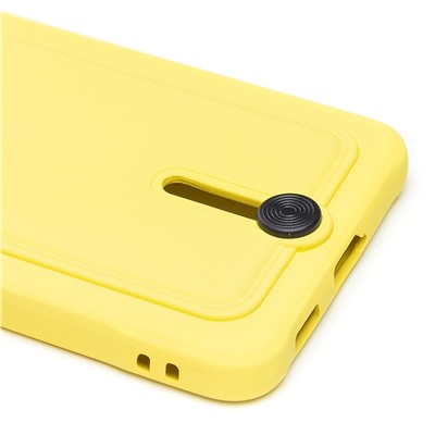 Чехол-накладка - SC304 с картхолдером для "Samsung SM-G990 Galaxy S21FE" (yellow) (208748)