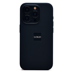 Чехол-накладка ORG Silicone Case SafeMag с анимацией для "Apple iPhone 15 Pro" (black)