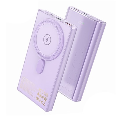 Внешний аккумулятор Hoco Q22 Taurus 22.5W+PD20W SafeMag 10000mAh (purple)