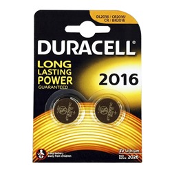 Элемент литиевый Duracell CR2016 (2-BL) (20/200)