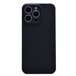 Чехол-накладка - SM009 POSH KEVLAR (закрытая камера) SafeMag для "Apple iPhone 15 Pro Max" (black)