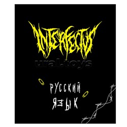 Тетрадь 48 л. линейка Русский язык "Аниме дрейн", формат А5, на скрепке