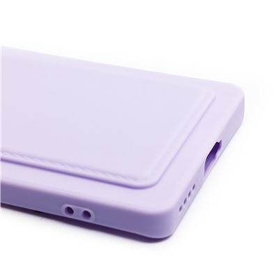 Чехол-накладка - SC337 с картхолдером для "Infinix Note 40 Pro+ 5G" (light violet) (230660)