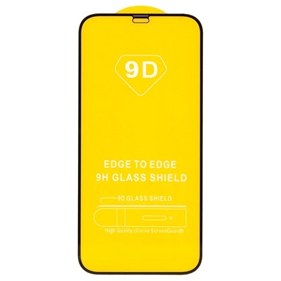 Защитное стекло Full Glue - 2,5D для "Apple iPhone 12/iPhone 12 Pro" (тех.уп.) (20) (black)