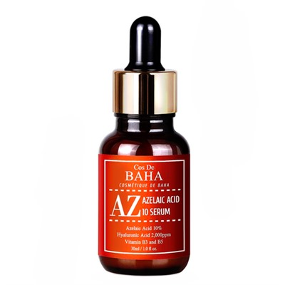 Cos De BAHA Сыворотка противовоспалительная с азелаиновой кислотой - Azelaic acid 10% serum AZ, 30мл