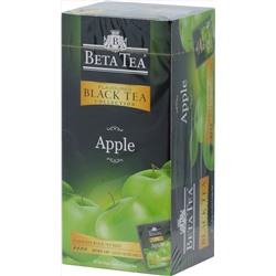 BETA TEA. Black Tea Collection. Яблоко карт.пачка, 25 пак.