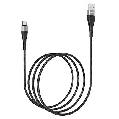 Кабель USB - Type-C Borofone BX32 Munificent (повр. уп)  100см 3A  (black)