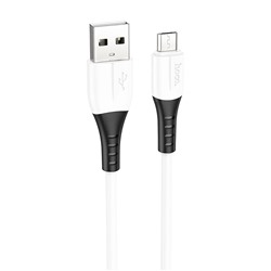 Кабель USB - micro USB Hoco X82  100см 2,4A  (white)