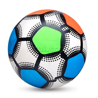 Мяч надувной PVC "Цветной футбол" 22,5 см., 60 гр. (цвет микс)