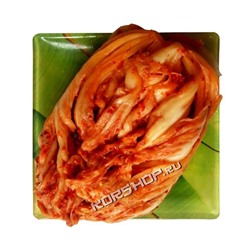 Кимчи —  квашенная целиком капуста по-южнокорейски (острая) Чонджон, 900 г