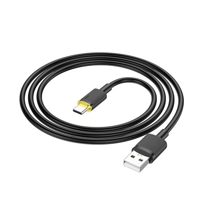 Кабель USB - Type-C Hoco U109   3A  (black)