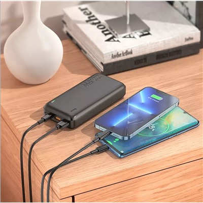 Внешний аккумулятор Hoco J101A PD QC 20000mAh Micro/Type-C/USB*2/Type-C (black)