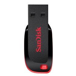 Флэш накопитель USB 128 Гб SanDisk Cruzer Blade (black)