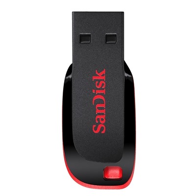 Флэш накопитель USB 128 Гб SanDisk Cruzer Blade (black)