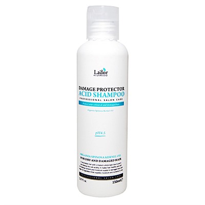 Lador Шампунь для волос с аргановым маслом - HP4.5 Damaged protector acid shampoo, 150мл