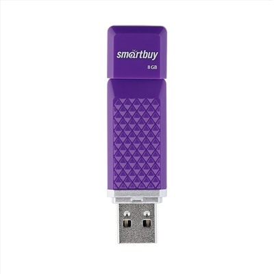 Флэш накопитель USB  8 Гб Smart Buy Quartz (violet)