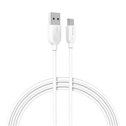 Кабель USB - Type-C Borofone BX14  300см 3A  (white)