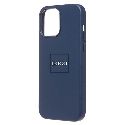 Чехол-накладка ORG SM002 экокожа SafeMag для "Apple iPhone 14 Pro Max" (pacific blue)