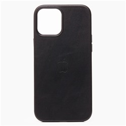 Чехол-накладка ORG SM002 экокожа SafeMag для "Apple iPhone 12/iPhone 12 Pro" (black)