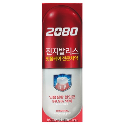 Антибактериальная зубная паста Кей розовая с экстрактом гинкго Original Dental Clinic 2080, Корея, 120 г Акция