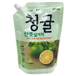 Концентрированное средство для мытья посуды Зеленый Цитрус Chamgreen Lion м/у, Корея, 970 мл Акция