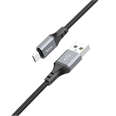 Кабель USB - micro USB Hoco X92 (silicone)  300см 2,4A  (black)