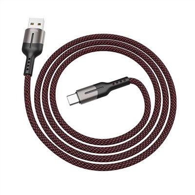 Кабель USB - Type-C Hoco U68  120см 5A  (black)