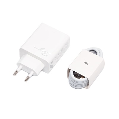 Адаптер Сетевой с кабелем ORG Xiaomi [BHR6039EU] USB 33W (USB/Type-C) (C) (white)