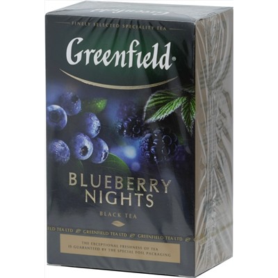 Greenfield. Blueberry Nights 100 гр. карт.пачка