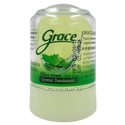 Дезодорант-кристалл с алоэ вера Grace, Таиланд, 50 г Акция