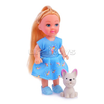 Кукла "Лиза" с щенком, в ассортименте, в коробке