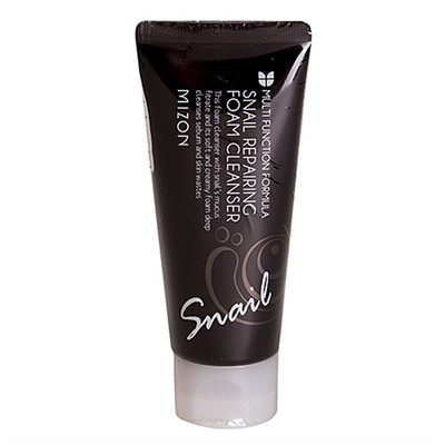 Mizon Пенка для умывания c муцином улитки - Snail repairing foam cleanser, 60мл