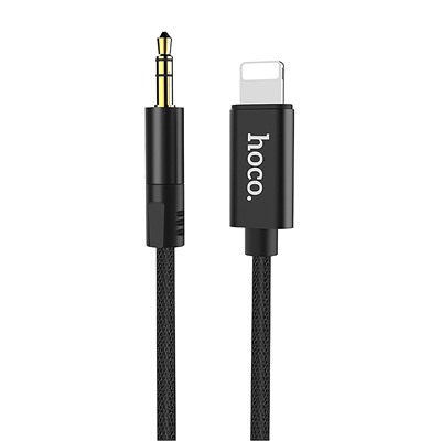 Кабель Lightning - 3.5mm Hoco UPA13  100см   (black)