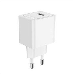 Адаптер Сетевой Borofone BAS11A Erudite USB 2,1A/10,5W (white)