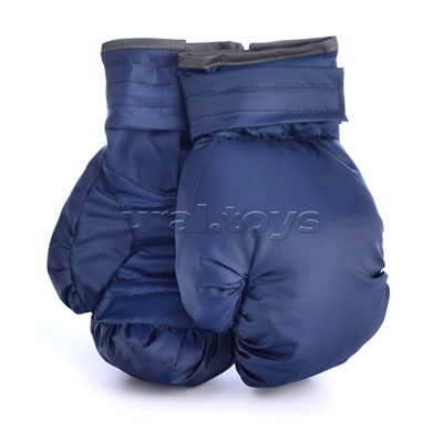 Набор для бокса: Груша боксерская (цилиндр 40смхØ15см) с перчаткми. Серия "V". Цвет синий темный-синий, оксфорд