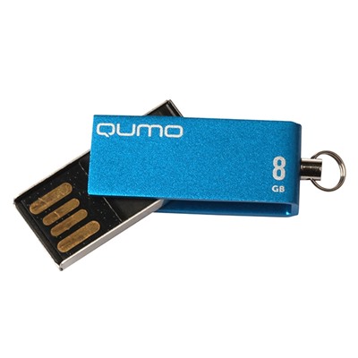 Флэш накопитель USB  8 Гб Qumo Fold (blue) (blue)