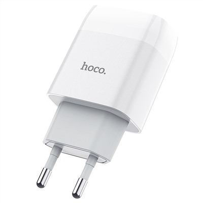 Адаптер Сетевой с кабелем Hoco C73A Glorious 2USB 2,4A/10W (USB/Micro USB) (white)