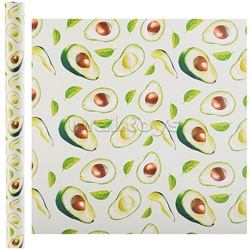 Упаковочная бумага глянц. 70*100см, MESHU "Avocado", 90г/м2