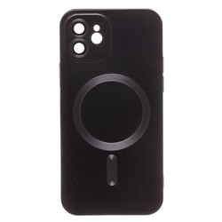 Чехол-накладка - SM020 Matte SafeMag для "Apple iPhone 12" (black)